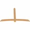 Ekena Millwork Bellingham Timber Gable Bracket, Western Red Cedar, 84"W x 56"H x 1 1/2"D x 5 1/2"F, 16/12 Pitch GBW084X56X0206BEL00SWR - alternate 3